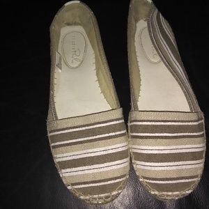 NWOT Studio Paolo Striped Flat Espadrille Size 6
